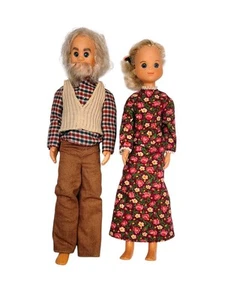 Mattel Sunshine Family 1973 2 muñecas vintage - Imagen 1 de 7