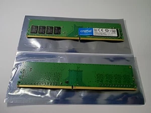 1 Lot Of  2 Sticks Of 8GB DDR4-2666 UDIMM - Picture 1 of 13