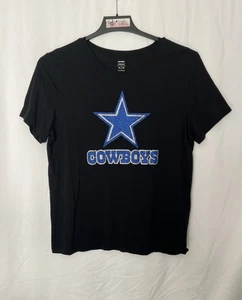 Camiseta Old Navy Relaxed - Para Mujer Talla XL Dallas Cowboys Negra y Azul Brillante Estrella - Imagen 1 de 6