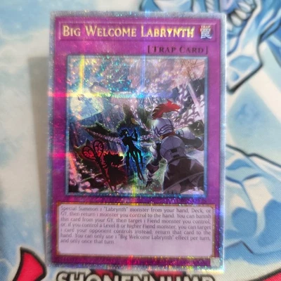 Yugioh Asian English Big Welcome Labrynth CR02-AE125 QCSE Original - Image 1 of 2