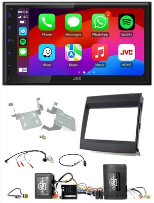 JVC Bluetooth USB Lenkrad 2DIN DAB Autoradio für Porsche Cayenne Soundsystem Inf - Bild 1 von 4
