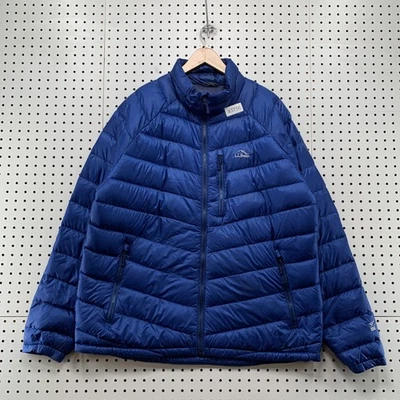 L.L.Bean 850 Down Puffer Jacket Mens 2XL Blue Quilted Winter Lightweight - Image 1 of 4