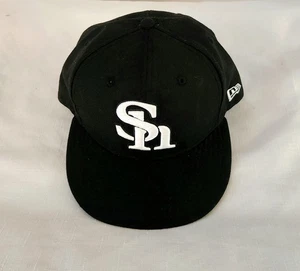 New Era 59FIFTY NPB Fukuoka Softbank Hawks Black White Japanese Team Rare 7 1/2 - Picture 1 of 8