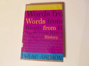 Words From History by Isaac Asimov - 1968 - ex-library HCDJ - Picture 1 of 6