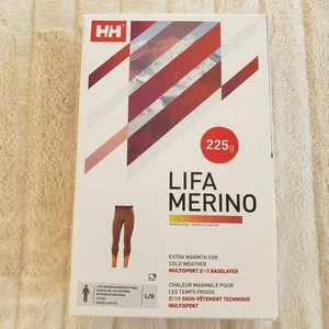 Helly Hansen Men's Lifa Merino 225g Midweight Baselayer Pants Size Large Lynx - Picture 1 of 3