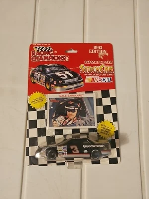 DALE EARNHARDT #3 Racing Champions Stock Car w/Collectors Card and Stand 1993 - Image 1 of 2