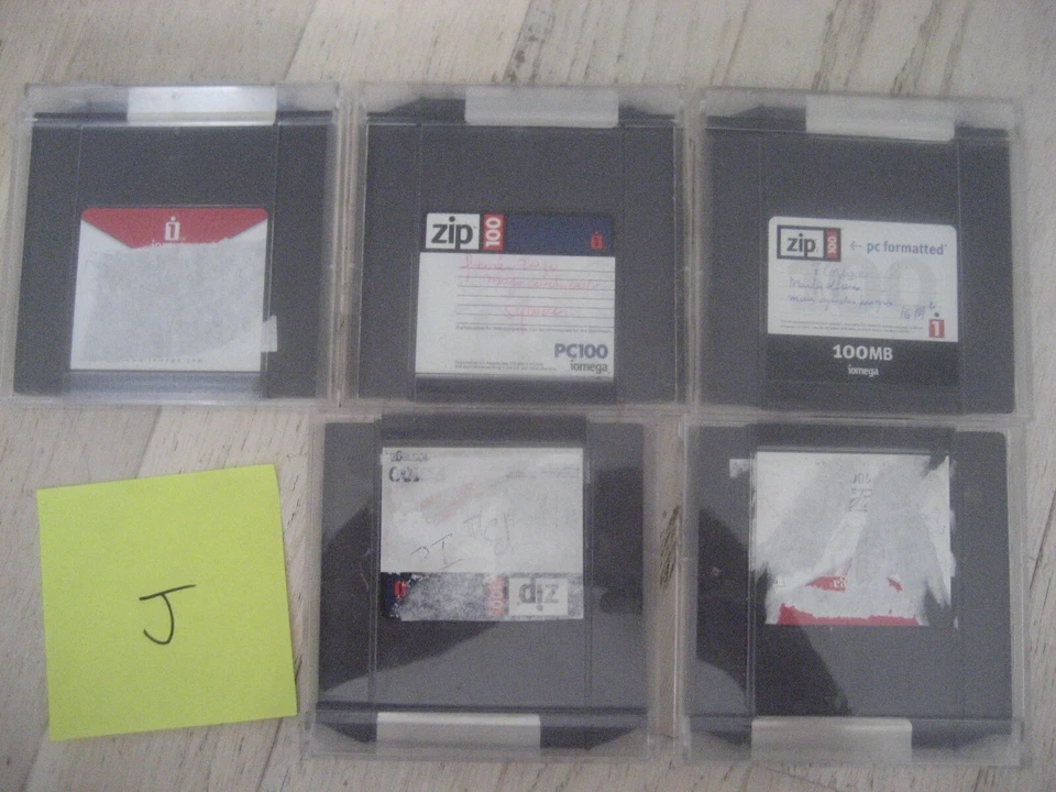 lot de 5 disquettes zip 100  reference J - Photo 1/1