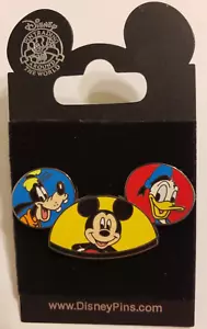 Disney Mickey Ohren mit Mickey Goofy und Donald Pin 2007 - Bild 1 von 2