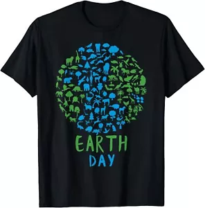 Earth Day Shirt Kids , Women & Men Cute 54th Earth Day 2024 T-Shirt Hoodie - Picture 1 of 13