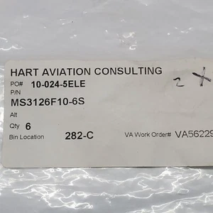 MS3126F10-6S Connector - Picture 1 of 3