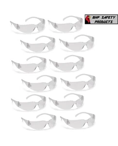 Pyramex Intruder S4110S CLEAR Safety Glasses Work Eyewear - 12 Pair/1Dozen  - Picture 1 of 4