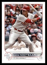 2022 Topps #58 RC Lars Nootbaar St. Louis Cardinals Baseball card