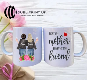 Personalisierte Tasse, Muttertagsgeschenk, besonderes Mama, Mutter & Tochter Geburtstagsgeschenk - Bild 1 von 8