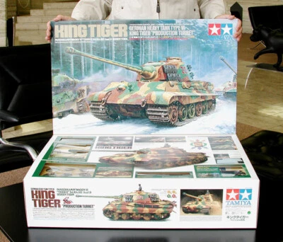 Tamiya 1/16 RC carro pesante tedesco King tiger Tank Full Operation Set da Jp... - Immagine 1 di 4