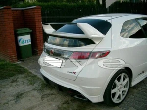 HONDA CIVIC 8 / VIII SPOILER BAGAGLIAIO POSTERIORE / MUGEN LOOK - Picture 1 of 6