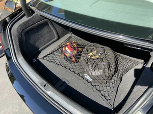 Rear Trunk Floor Style Mesh Web Cargo Net for AUDI A5 S5 RS5 2008-2025 Brand New - Picture 1 of 24
