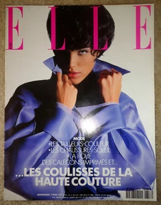 Elle French 1991 Cindy Crawford Andie Macdowell Beverly Peele Linda Evangelista - Bild 1 von 1