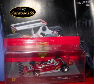 Ferrari 312 T2 Niki Lauda #11 1977 GP Brazil 1:43 + N 110 Ferrari Official Prod. - Immagine 1 di 4