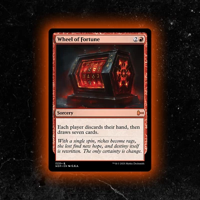 Wheel of Fortune - Custom Magic: The Gathering Card - High-Quality - Image 1 of 4