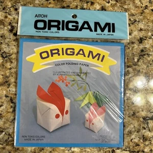 Papier origami, Aitoh Co, non toxique, 100 feuilles - Photo 1/4
