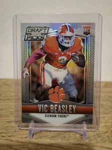 2015 Panini Prizm Collegiate Draft Picks Vic Beasley Clemson Tigers Silver RC - Picture 1 of 2