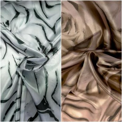 Futterstoff / Kleiderstoff Dessin Alba (Blumen, Floral) - Meterware - Bild 1 von 3