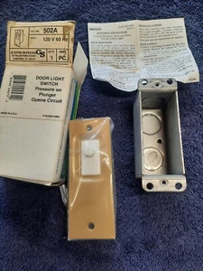 Edwards 502A When Door Open, Door Jamb Pressure Switch Pictures - Picture 1 of 6