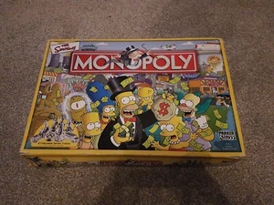 The Simpsons Monopoly Hasbro Parker Board Game 2003 - Picture 1 of 15