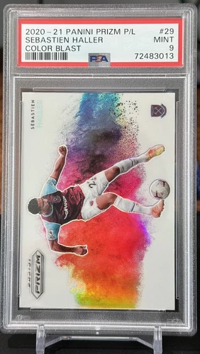2020-2021 Panini Prizm Premier League Sebastien Haller Color Blast West Ham