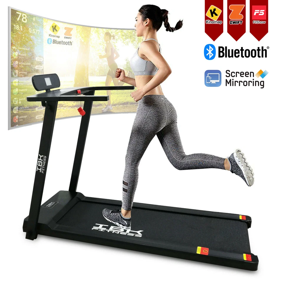 TAPIS ROULANT ELETTRICO IBK TAPPETO 2.5HP 14KM SALVASPAZIO PIEGHEVOLE CARDIO - Immagine 1 di 1