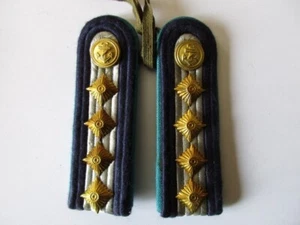 NVA 1 paar Schulterstücke Volksmarine Marineflieger Stabsoberfähnrich - Picture 1 of 2