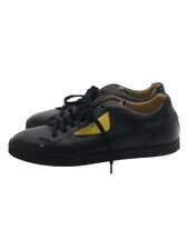 FENDI #14 low-cut sneakers UK9 black leather 7E1106