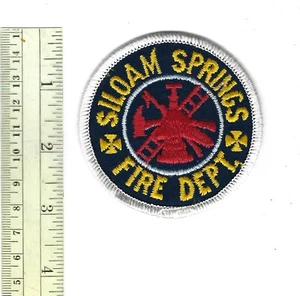 Siloam Springs (Benton County) AR Arkansas Fire Dept. patch - NEW! - Picture 1 of 1