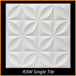 DIY Ceiling Tiles, Glue Up on popcorn. Foam 20x20 R3 White Pack /48 (126.72s/f) - Picture 1 of 4