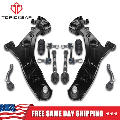 Kit de rótula de brazo de control inferior delantero de 10 piezas para Ford Edge Lincoln MKX 2007-2014 Foto 1 de 4