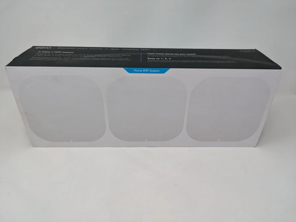 Eero A010301 AC Whole Home Wi-Fi System 3-Pack White Access Points A010001 - Image 1 of 4