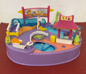 Vintage Bluebird 1997 ☆ POLLY POCKET ☆ Magical Swimabout Pool Party Playset