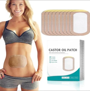 20Pcs Castor Oil Pack Wrap, Organic Cotton Castor Oil Pack, Disposable Castor Oi - Picture 1 of 6