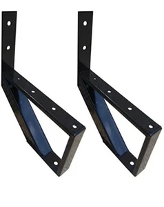 MTB Black Steel Stair Riser with 1/2/3/4/5/6/7 Steps - Picture 1 of 6