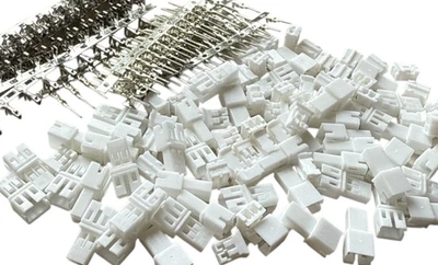 JST-PH 2.0mm 2-Pin Connector Housing Crimp Pin Set for RC Drone FPV 3D Printers - Image 1 of 4