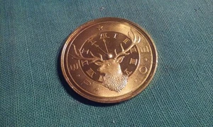 BPOE Benevolent and Protective Order Elks Gold-Tone Token Coin Spinner "You Pay" - Picture 1 of 3