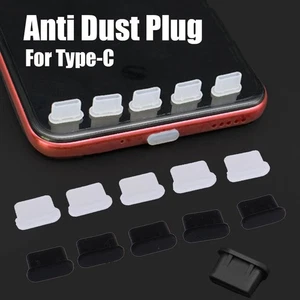 Port Silicone Stopper Anti Dust Plug For Samsung Galaxy S22 Huawei Xiaomi - Photo 1 sur 14