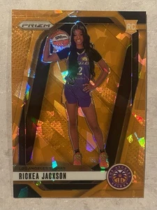 Rickea Jackson 2024 Prizm WNBA RC Orange Ice Rookie Variation #144 Sparks - Picture 1 of 2
