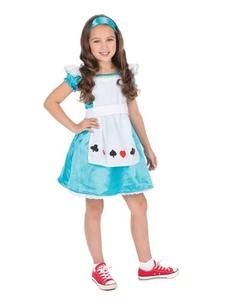Mädchenkostüm Kinder Alice Kostüm Märchen Karneval - Bild 1 von 3