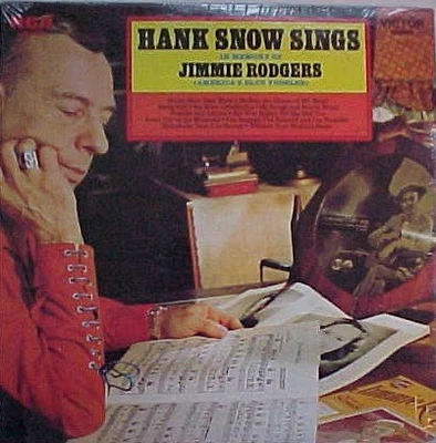 Hank Snow, Sings In Memory Of Jimmie Rodgers, (LP, Album, Hol), NM or M-, 380861 - Image 1 of 4