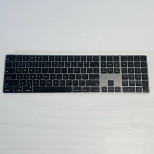 Apple Magic Keyboard A1843 with Numeric Keypad Bluetooth Space Grey Free Postage - Picture 1 of 9