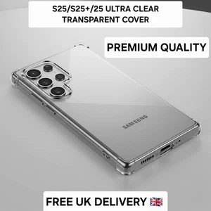 Heavy Duty Shockproof Clear Case for Sasmung Galaxy S25 Strong Slim Armour Cover - Picture 1 of 11