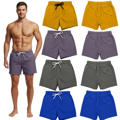Mens Swim Shorts Quick Dry Gym Running Beach Trunks Sports Swim Half Pants S-XXL - Image 1 of 4