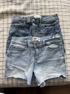 Abercrombie And Fitch Girls Shorts Sz 15/16 Lot Of 2 - Picture 1 of 6