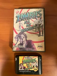 Zombies Ate My Neighbors (Sega Genesis - 1993) en caja - Imagen 1 de 3